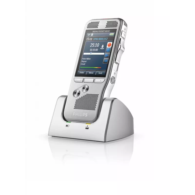 Diktofonas Philips DPM8100 Flash Card Silver