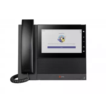 HP Poly CCX 600 verslo daugialypis telefonas, skirtas Microsoft Teams ir PoE