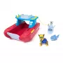 PAW Patrol jūrinis gelbėjimo laivas su Chase ir ryklio figūrėle, 2 režimai, žaislas vaikams nuo 3 metų