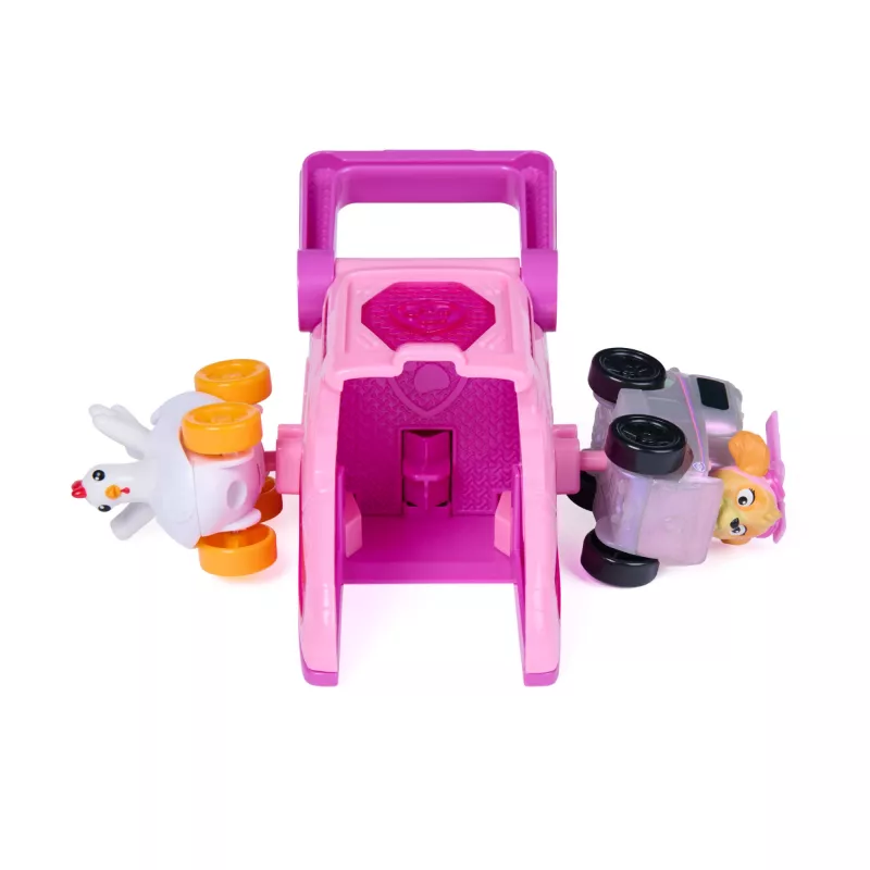 PAW Patrol Skye Pup Squad Paleidėjų rinkinys su Chickaletta transporto priemone 2 vnt., Žaislai vaikams nuo 3 metų