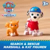 PAW Patrol: Search & Rescue – Marshall gelbėjimo automobilis su 2 figūrėlėmis, traukiamas ir paleidžiamas žaislinis sunkvežimis, vaikų žaislai berniukams ir mergaitėms nuo 3 metų