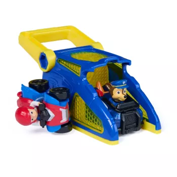 PAW Patrol Chase Pup Squad Launcher su Ryder transporto priemone 2 rinkinys, žaislai vaikams nuo 3 metų