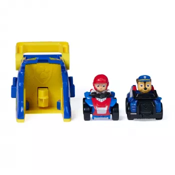 PAW Patrol Chase Pup Squad Launcher su Ryder transporto priemone 2 rinkinys, žaislai vaikams nuo 3 metų