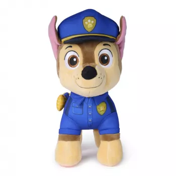 PAW Patrol: Chase gelbėjimo misijos minkštas žaislas su žibintuvėlio aksesuaru, 10 colių