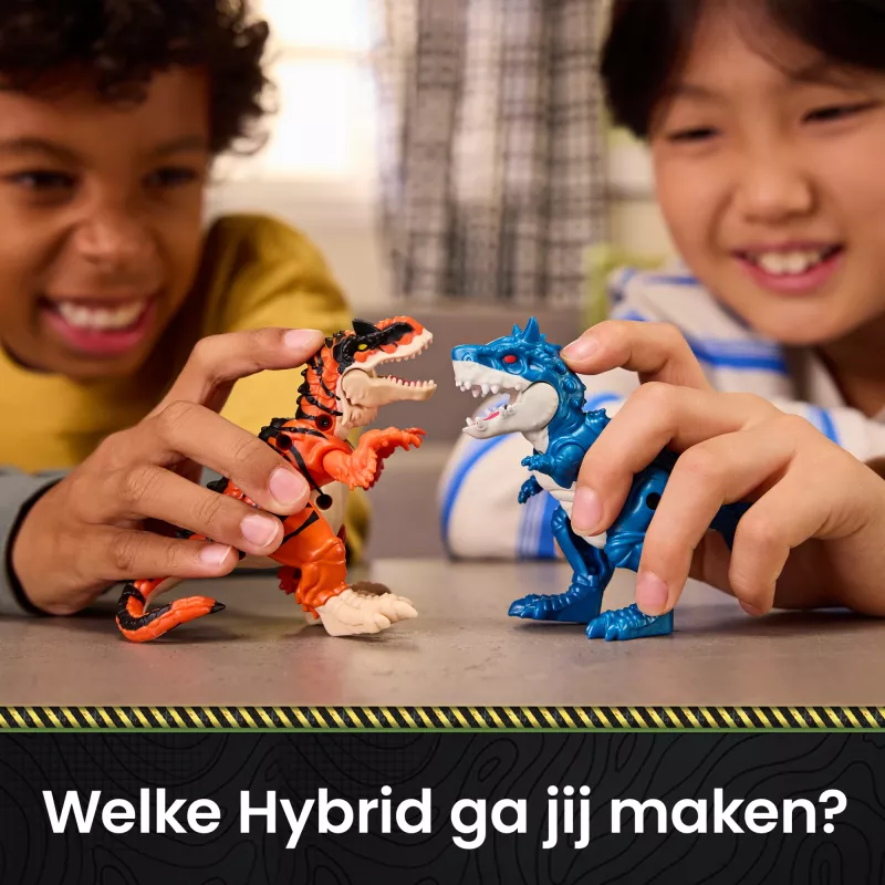 Primal Hatch Hybrid Hatchers – Dinozaurų kiaušinis su hibridine figūrėle, paslaptingas mini dino padaras, žaislas vaikams nuo 5 metų, spalvos gali skirtis