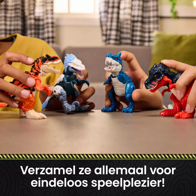 Primal Hatch Hybrid Hatchers – Dinozaurų kiaušinis su hibridine figūrėle, paslaptingas mini dino padaras, žaislas vaikams nuo 5 metų, spalvos gali skirtis