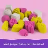 Kinetic Sand Smoothie Mixer rinkinys, 14 oz formuojamo smėlio su įrankiais ir ledų formelėmis