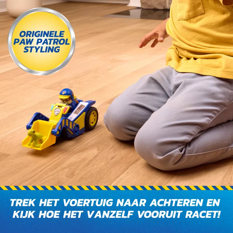 PAW Patrol Search & Rescue Ruble Gelbėjimo Buldozeris su 2 Figūrėlėmis, Traukiamas-atgal Policijos Automobilis, Žaislai Vaikams nuo 3 Metų