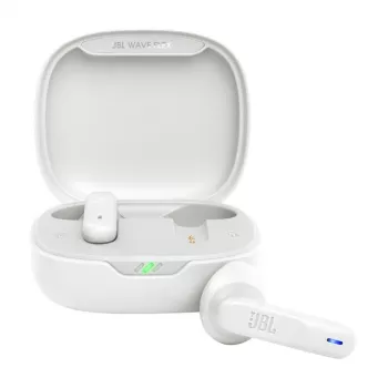 JBL Wave Flex belaidės ausinės TWS į ausį, baltos