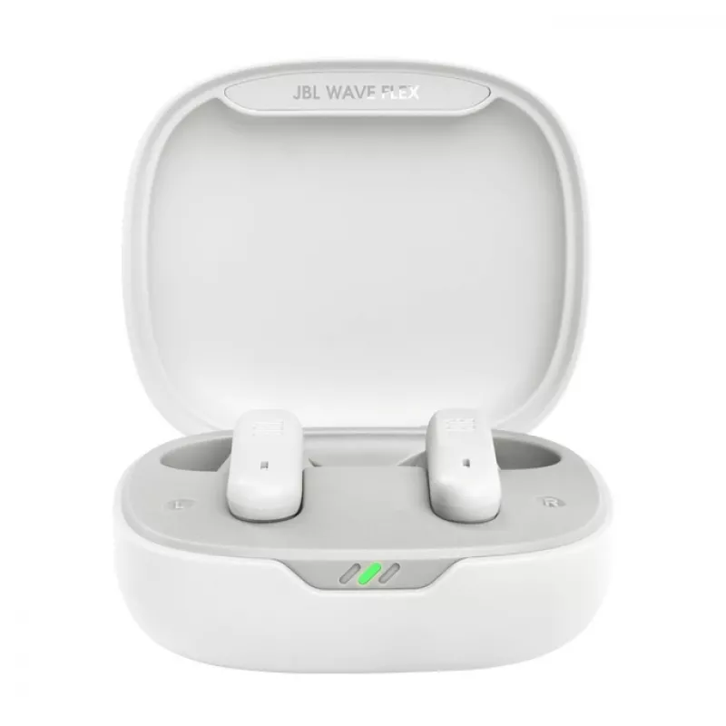 JBL Wave Flex belaidės ausinės TWS į ausį, baltos