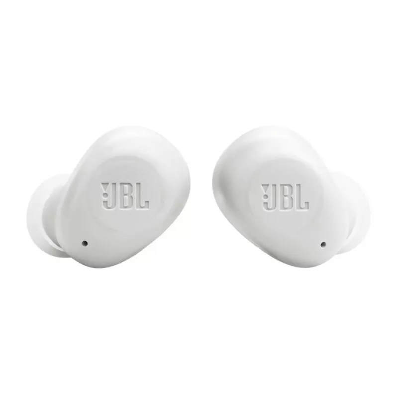 JBL Wave Buds ausinės, tikras belaidis stereofoninis (TWS), į ausį, skambučiai/muzika/sportas/kasdien, baltos