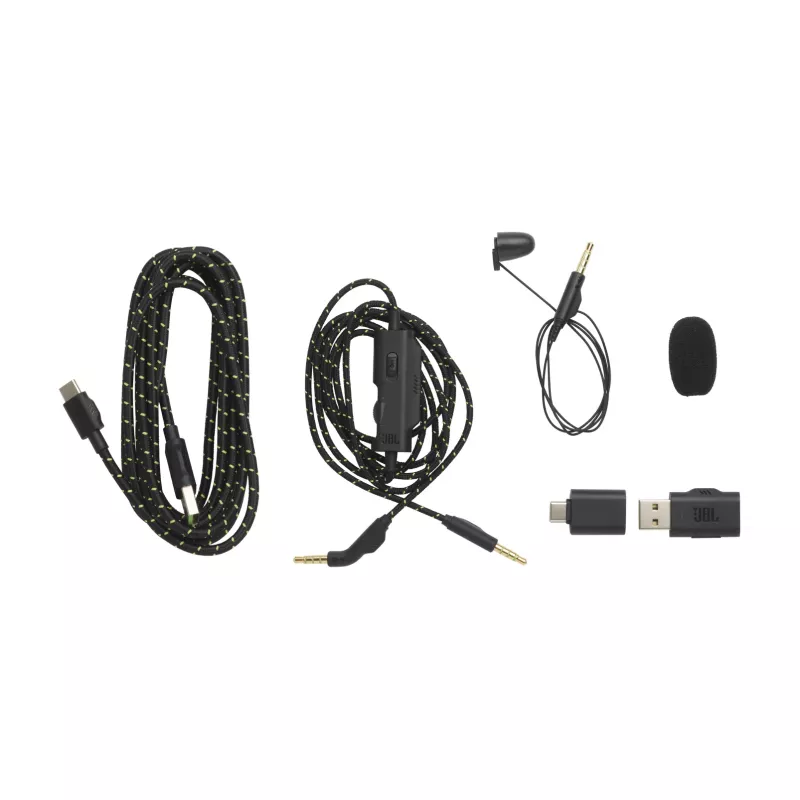 JBL Quantum 910X ausinės laidinės ir belaidės žaidimams USB Type-C Bluetooth juodos, žalios