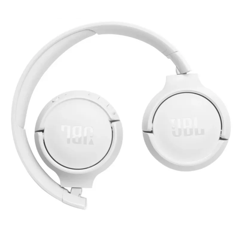 Belaidės ausinės JBL Tune 520BT, uždaromos, baltos (JBLT520BTWHTEU)