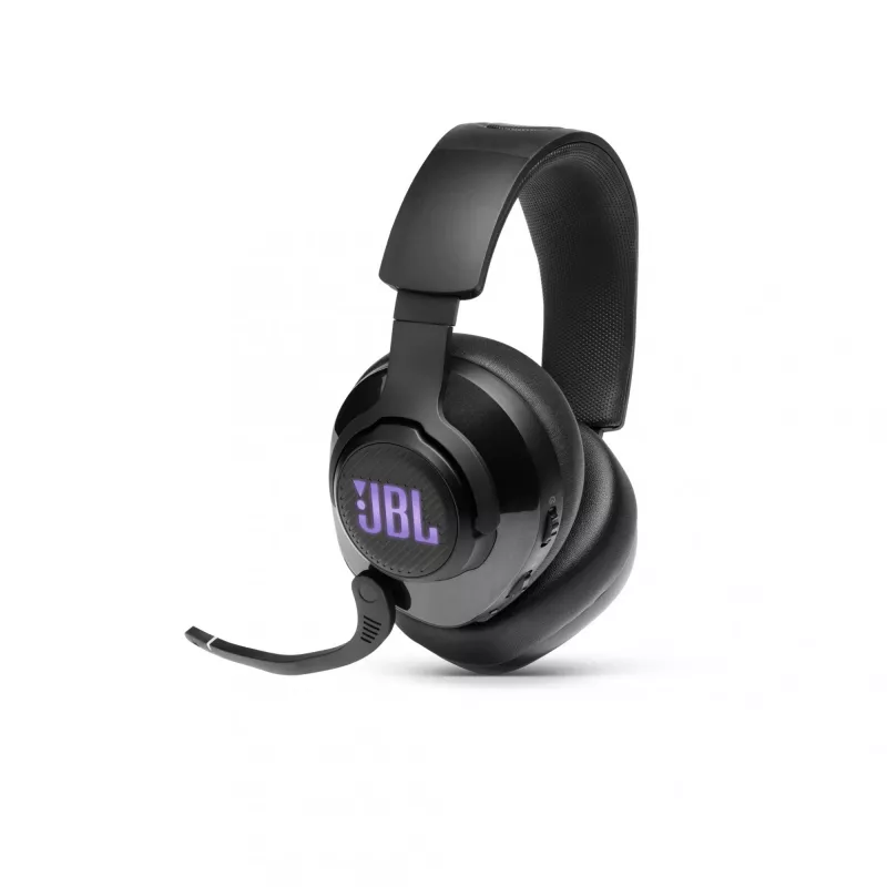Ausinės JBL Quantum 400 BLACK, laidinės, žaidimams, 20 - 20000 Hz, 248 g, juodos