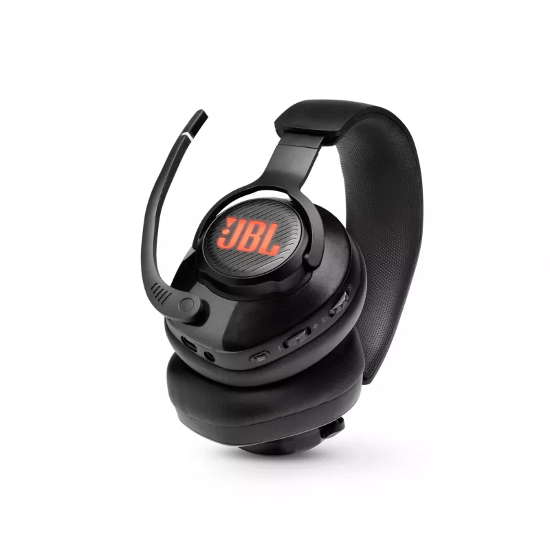 Ausinės JBL Quantum 400 BLACK, laidinės, žaidimams, 20 - 20000 Hz, 248 g, juodos