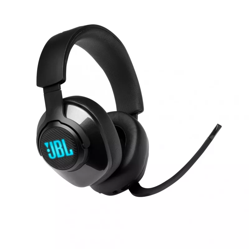 Ausinės JBL Quantum 400 BLACK, laidinės, žaidimams, 20 - 20000 Hz, 248 g, juodos