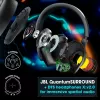 Ausinės JBL Quantum 400 BLACK, laidinės, žaidimams, 20 - 20000 Hz, 248 g, juodos
