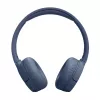 Ausinės JBL Tune 670 NC, laidinės ir belaidės, Bluetooth, mėlynos