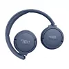 Ausinės JBL Tune 670 NC, laidinės ir belaidės, Bluetooth, mėlynos