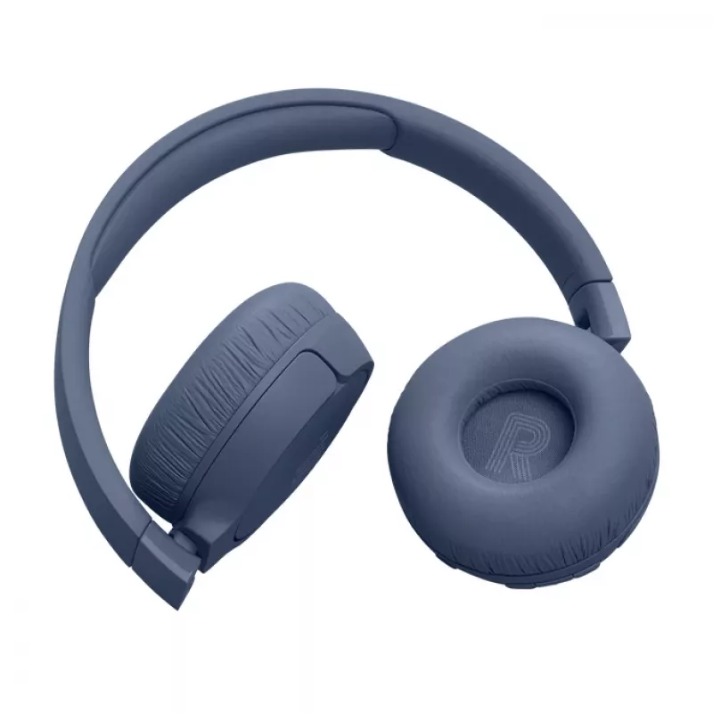 Ausinės JBL Tune 670 NC, laidinės ir belaidės, Bluetooth, mėlynos