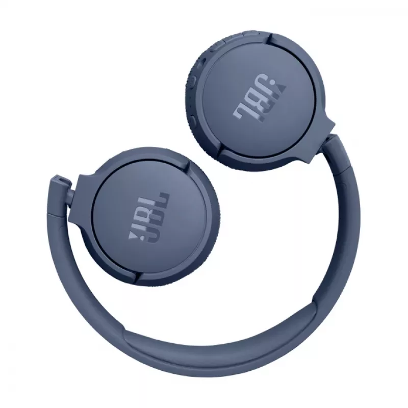 Ausinės JBL Tune 670 NC, laidinės ir belaidės, Bluetooth, mėlynos
