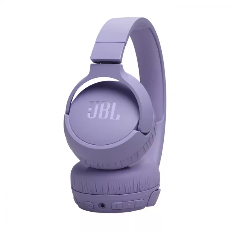 JBL Tune 670 NC ausinės laidinės ir belaidės, ausinė juosta, skambučiai/muzika, USB Type-C, Bluetooth, violetinė