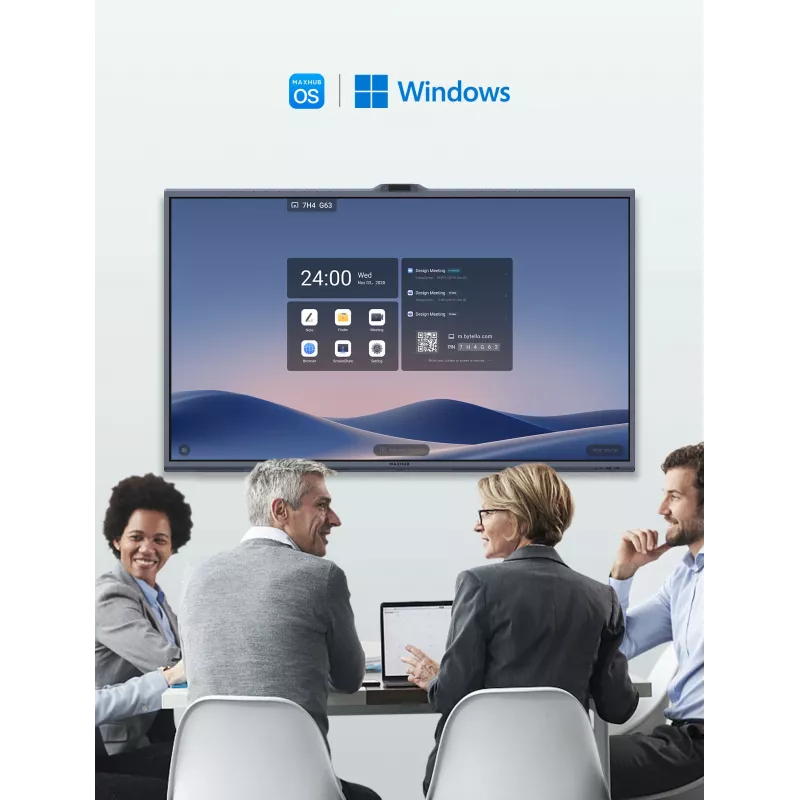 MAXHUB XBoard V7 serijos V7550 75 colių viskas viename konferencinis interaktyvus jutiklinis ekranas