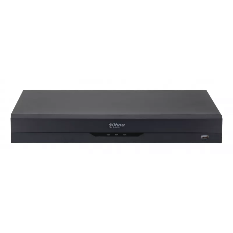 DVR Dahua Technology XVR5216AN-4KL-I3/T — 16 kanalų 4K (3840x2160), H.264/H.265, 1xRJ45, 1xUSB3.2, 1xUSB2.0, max HDD 16 TB, Juodas