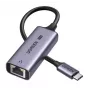 Ugreen USB-C į RJ45 2.5G eterneto adapteris pilkas
