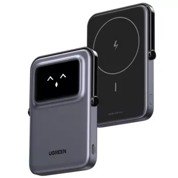 Ugreen UNO 5000 mAh belaidis įkroviklis Juodas
