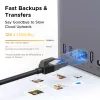 Tinklinis duomenų saugojimo įrenginys UGREEN NASync DH2300 – Rockchip A76/A55 2,2 GHz, 4 GB RAM, 2x SATA, 1x GbE, 2x USB 3.2, USB-C, HDMI