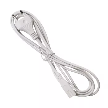 Maitinimo laidas TARGUS HJ4411WHEUX, 2 m, C tipo kištukas į IEC C7, baltas