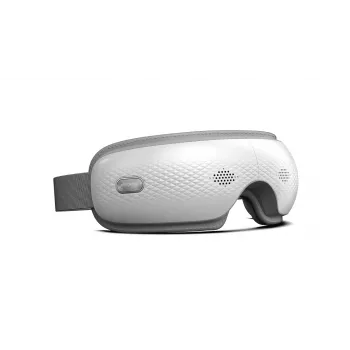 Akių masažuoklis SKG ES300 - Baltas, Kompresinis masažas, Su šildymu ir Bluetooth muzika