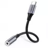 Laidas mobiliesiems telefonams Ugreen 30632 USB C į 3,5 mm juodas