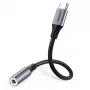 Laidas mobiliesiems telefonams Ugreen 30632 USB C į 3,5 mm juodas