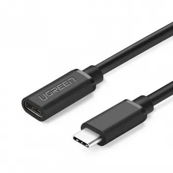 USB kabelis Ugreen 40574 0,5m USB-C juodas 5 Gbit/s