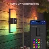 Govee H7078CD1 išmanus RGB lauko sieninis šviestuvas su Wi‑Fi valdymu