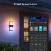 Govee H7078CD1 išmanus RGB lauko sieninis šviestuvas su Wi‑Fi valdymu