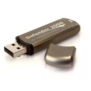 Kanguru Defender 2000 FIPS 140-2 sertifikuota, 16 GB USB atmintukas USB Type-A 2.0 Ruda