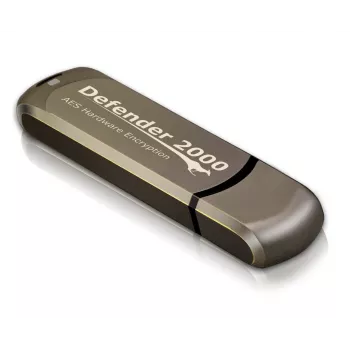 Kanguru Defender 2000 FIPS 140-2 sertifikuota, 16 GB USB atmintukas USB Type-A 2.0 Ruda