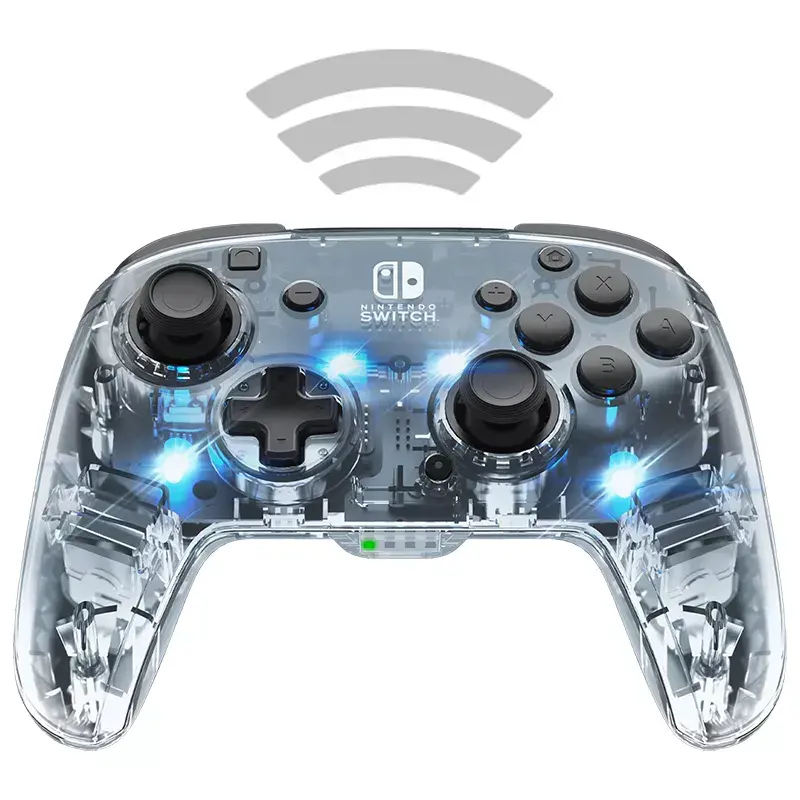 PDP Afterglow Black Transparent belaidis valdiklis Nintendo Switch, Switch Lite, Switch OLED