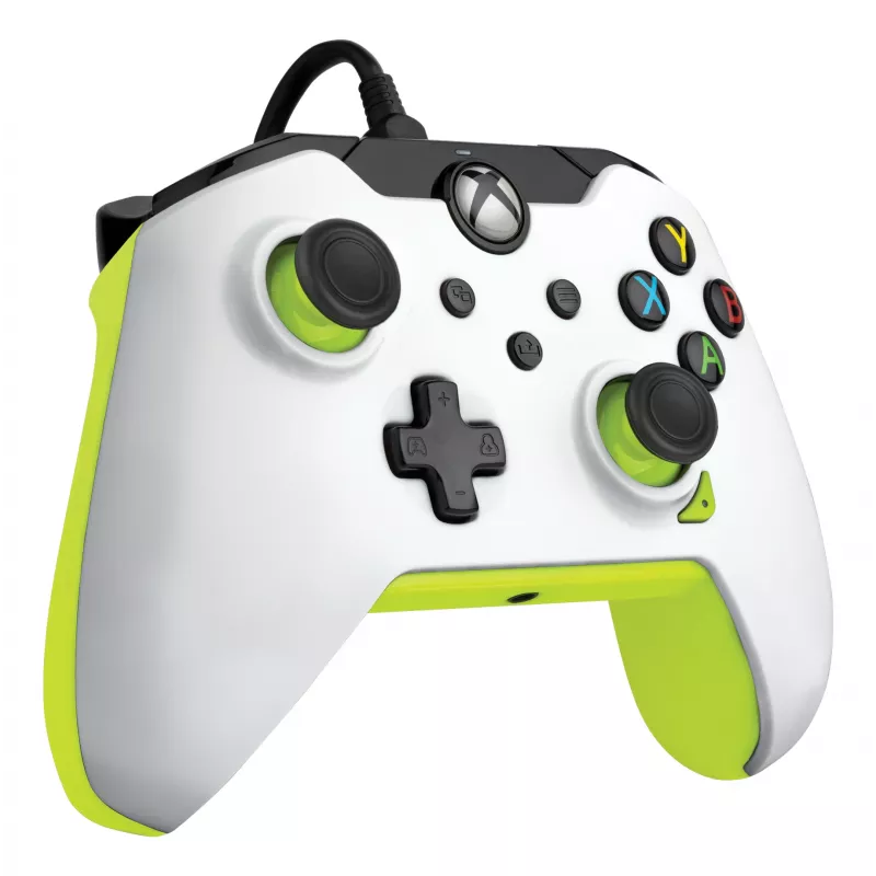 PDP Wired Controller Electric White – Xbox Series X|S, Xbox One, Windows 10/11