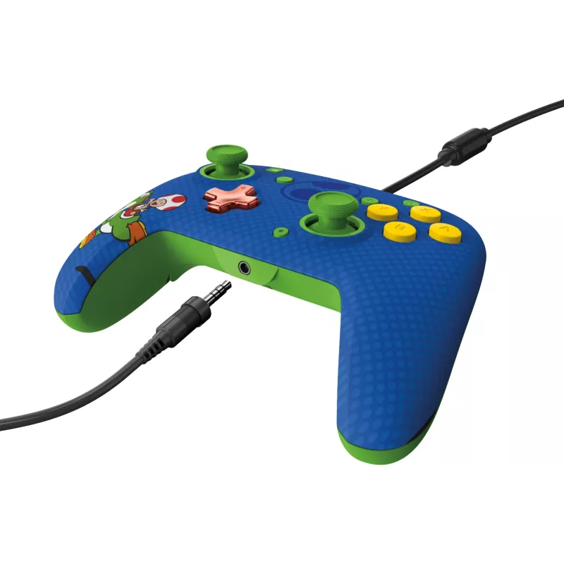 PDP REMATCH laidinis valdiklis: Yoshi & Toad, žaidimų pultas, Nintendo Switch, Nintendo Switch OLED, D-pad, Pagrindinis mygtukas, Analoginis / Skaitmeninis, Laidinis, USB