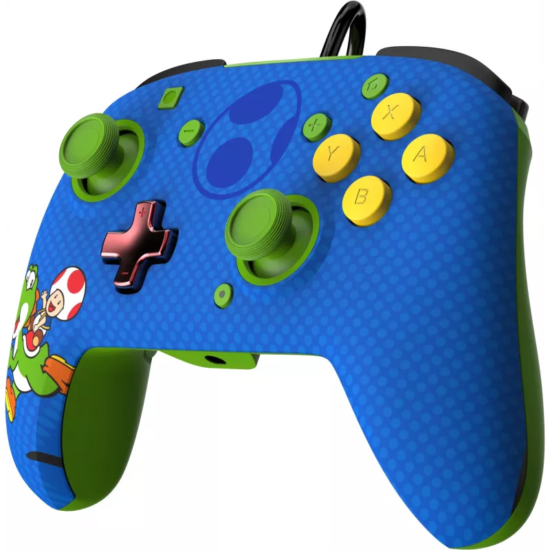 PDP REMATCH laidinis valdiklis: Yoshi & Toad, žaidimų pultas, Nintendo Switch, Nintendo Switch OLED, D-pad, Pagrindinis mygtukas, Analoginis / Skaitmeninis, Laidinis, USB