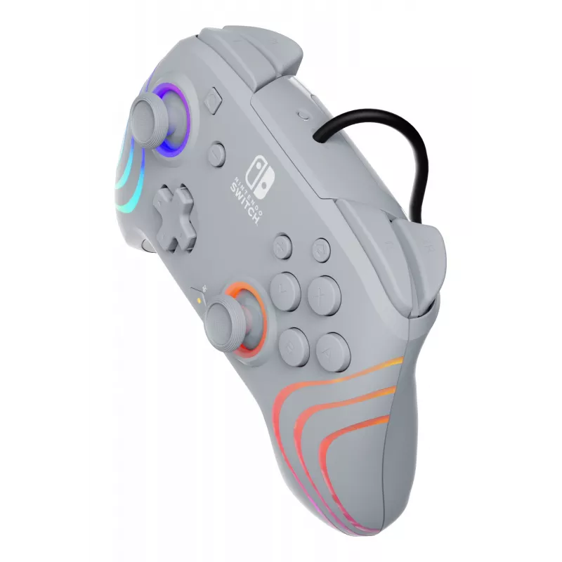 PDP Afterglow Wave Wired USB valdiklis pilkas Nintendo Switch, Nintendo Switch OLED