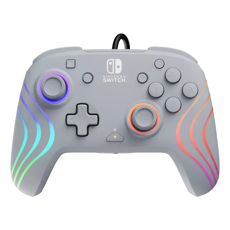 PDP Afterglow Wave Wired USB valdiklis pilkas Nintendo Switch, Nintendo Switch OLED