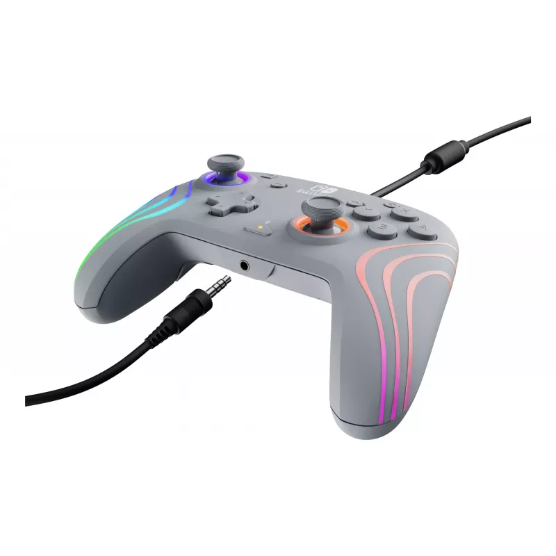 PDP Afterglow Wave Wired USB valdiklis pilkas Nintendo Switch, Nintendo Switch OLED