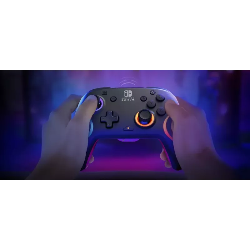 PDP Afterglow Wave Black USB valdiklis analoginis / skaitmeninis Nintendo Switch, Nintendo Switch Lite, Nintendo Switch OLED