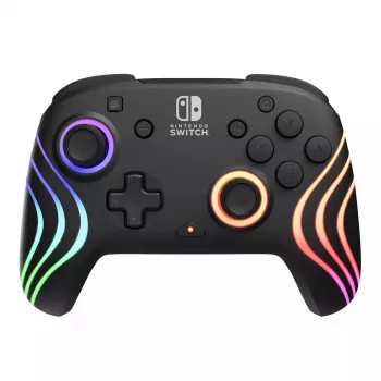 PDP Afterglow Wave Black USB valdiklis analoginis / skaitmeninis Nintendo Switch, Nintendo Switch Lite, Nintendo Switch OLED