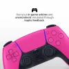 Žaidimų pultas Sony DualSense v3, skirtas PlayStation 5 – rožinis, Bluetooth ir USB Type-C, įmontuota baterija